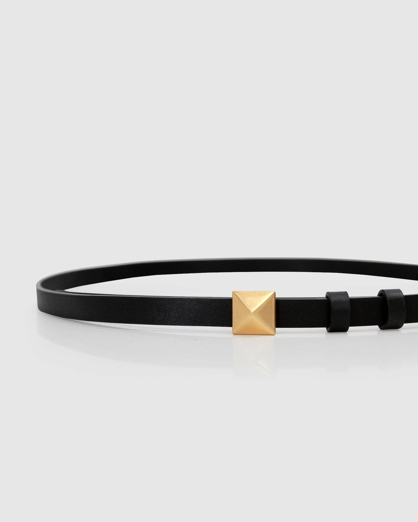 Cleopatra Pyramid Stud Leather Belt