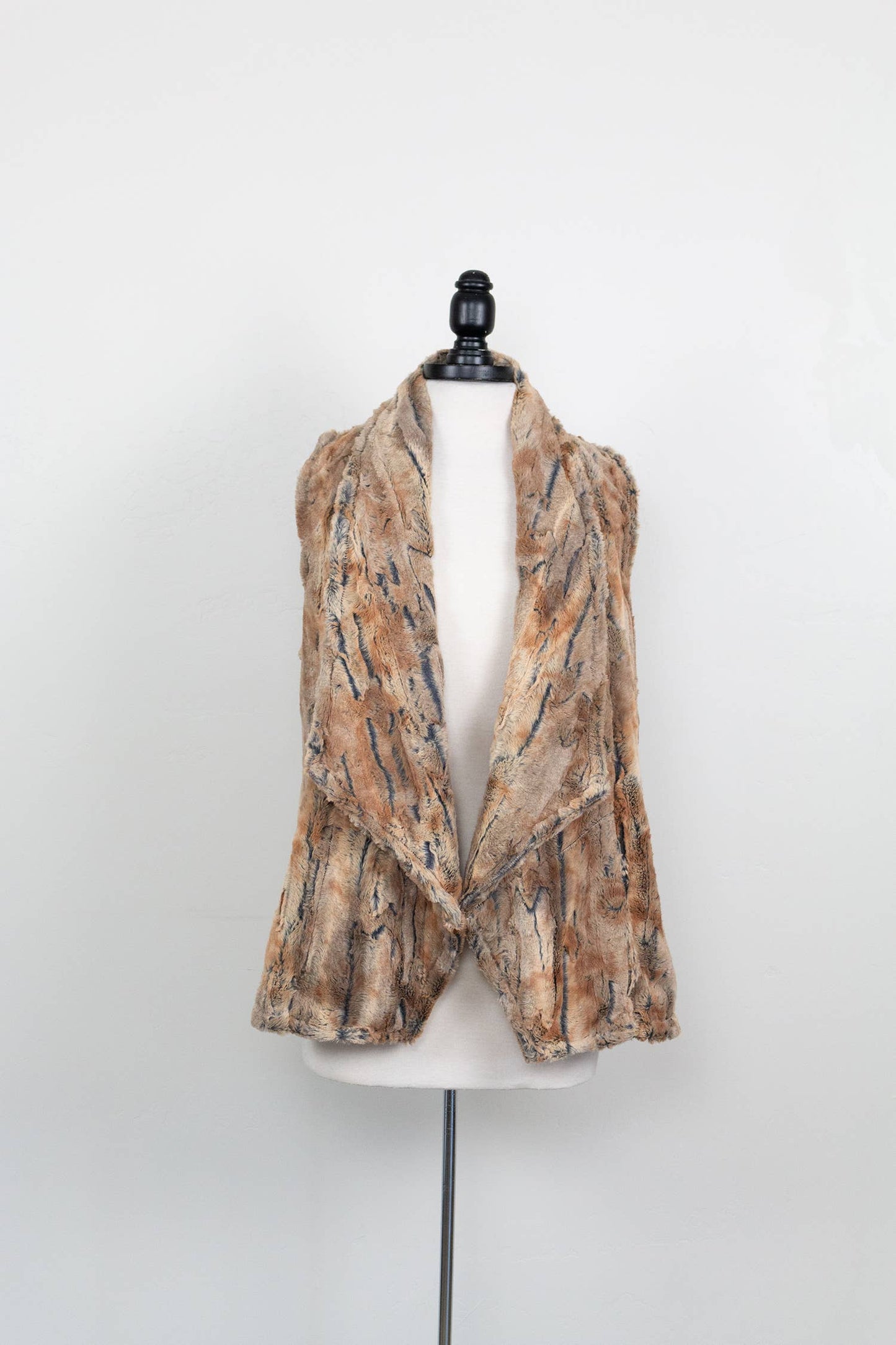 Faux Fur Drapey Vest SALE