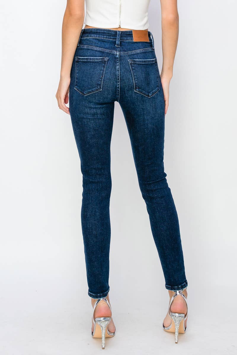 HIGH RISE FULL LENGTH SKINNY JEANS