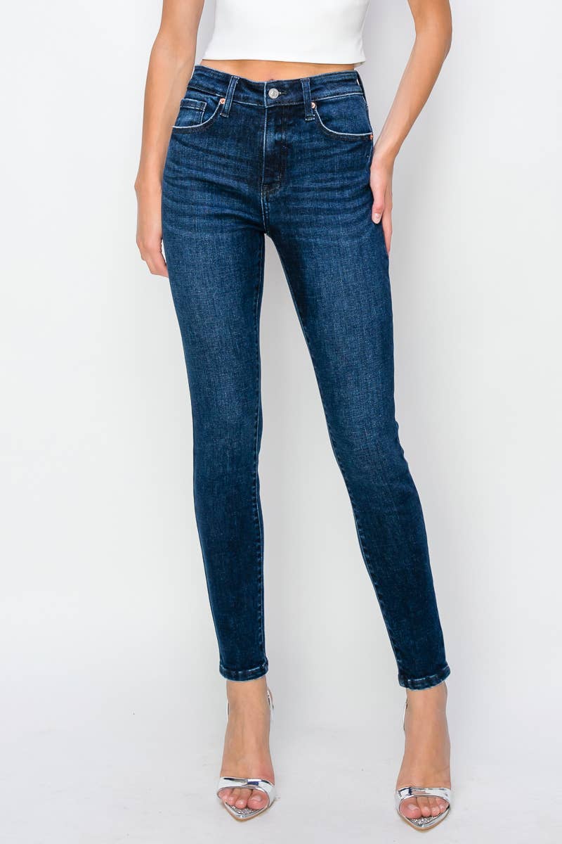 HIGH RISE FULL LENGTH SKINNY JEANS