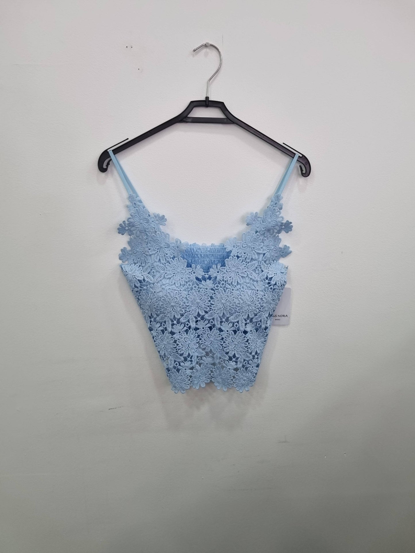 TRENDY LACE BUSTIER WITH STRAPS