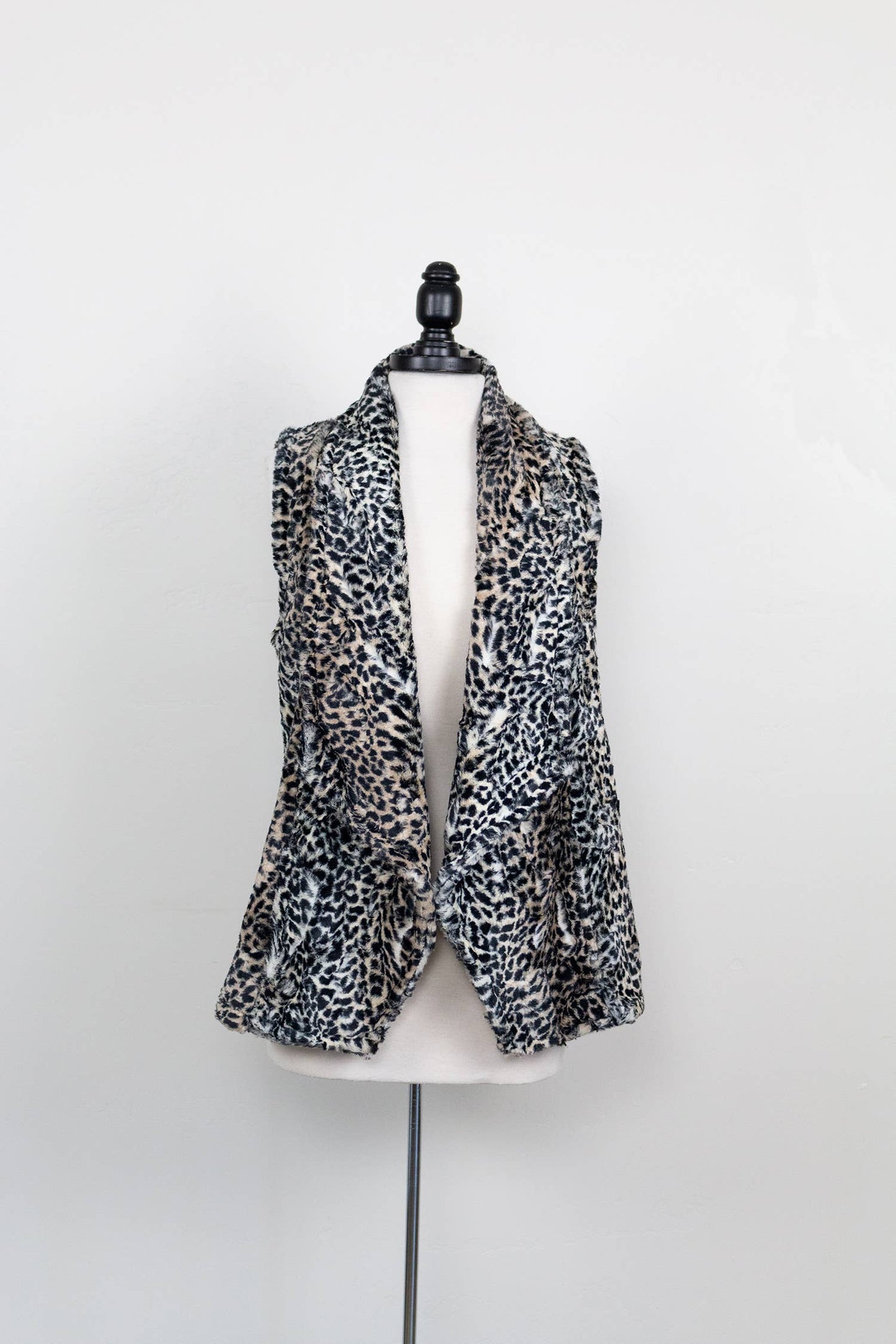 Faux Fur Drapey Vest SALE